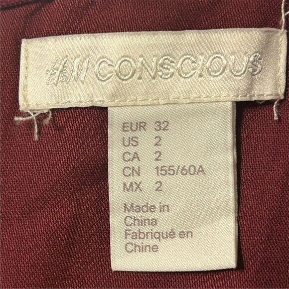 H&M Conscious Tropical Strapless Jumpsuit Size 2 Multicolor Summer Casual - Picture 13 of 16